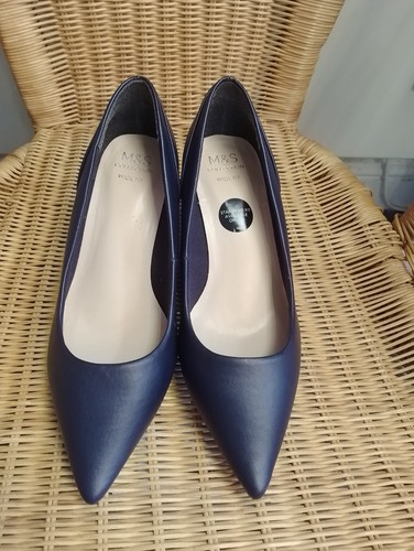 New navy blue faux - blue,