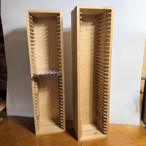 Ikea boalt wooden storage - 2, cd