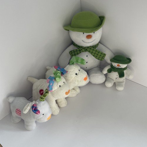 The snowman and snow - , dog