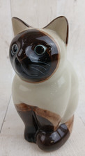 Quail Ceramics Pottery Lily The Siamese Cat figurine 6" in height