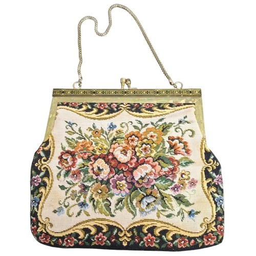 Vintage 1950 needlepoint - vintage,