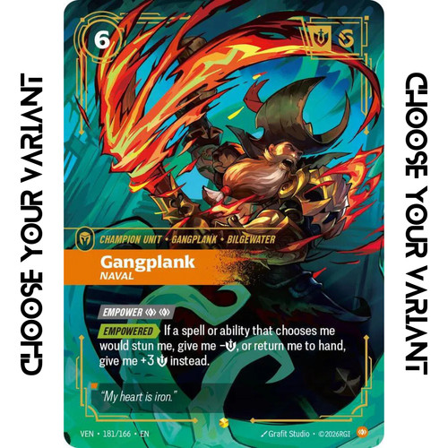 Gangplank choose your - gangplank,