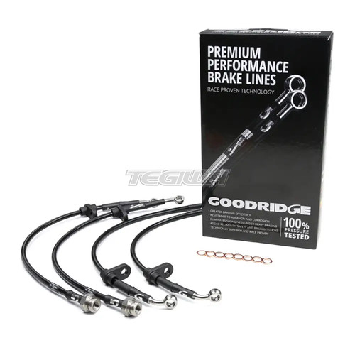 Goodridge full stainless - stainless, steel