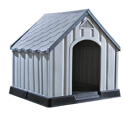 Dog house grey - dog, outdoor