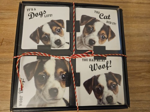 Jack russell coaster set - jack,