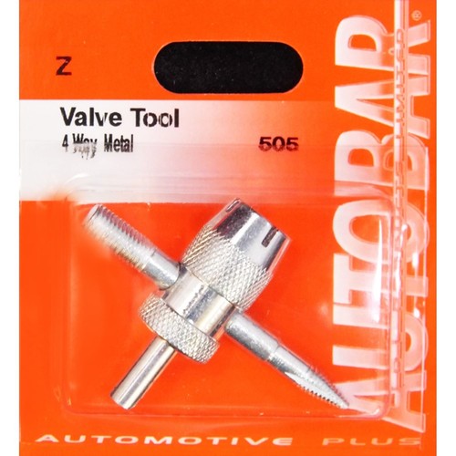 Four way tyre valve tool - four,