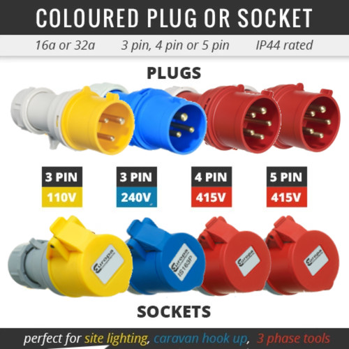 Choice coloured plugs and - choice,