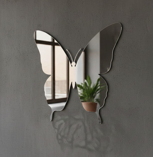 Butterfly mirror acrylic wall - mirror,