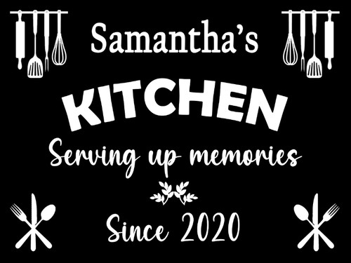 Kitchen custom sign family - kitchen,