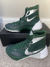 Boys Nike Hyperdunk 2015 Green And White Basketball Shoes UK3.5/EU36 Immaculate!