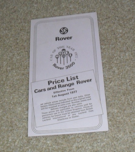 Range rover 3500 sd1 - range,