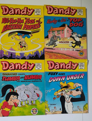 Vintage dandy comic library - comic,