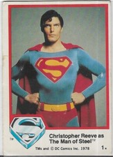 SUPERMAN THE MOVIE 1978 Topps