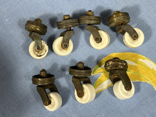 7 Antique Porcelain & Brass