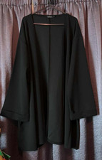 BOOHOO LONG SLEEVE LONG EDGE TO EDGE JACKET SIZE L (UK 14-16)