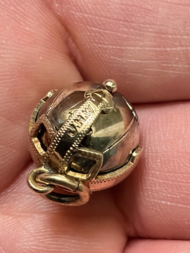 Vintage gold masonic orb - vintage,