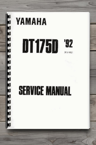 Yamaha 1992 dt175d 3fj me1 - 1992, 3fj-me1