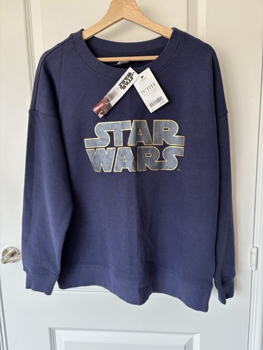 Star wars navy blue sweatshirt - star,