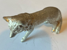 Pewter Fox Figurine, approx