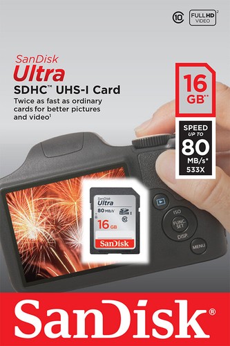 16gb sandisk memory card - sandisk,