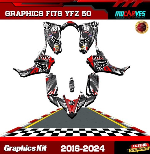 Yamaha yfz graphics kit - yamaha, 50