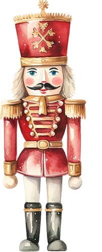 Christmas nutcracker wall art - christmas,