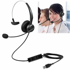 USB Single Ear Headset With