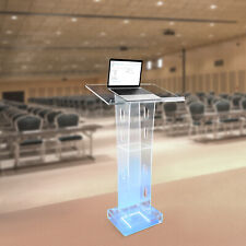 Clear Acrylic Lucite Podium Lucite Church Pulpit Lectern Trinity Podium Stand