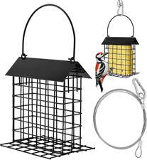 Single Suet Bird Feeder Metal