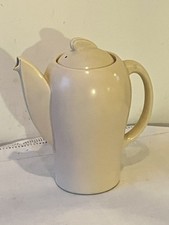 1930’s SUSIE COOPER Cream Kestrel Coffee Pot Crown Works Burslem. Signed