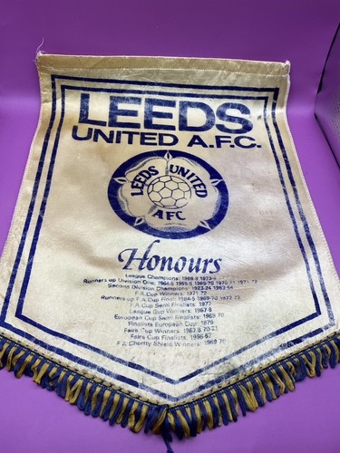 Leeds united pennant from 1977 - from,