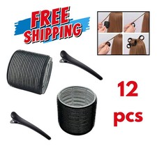 Jumbo Hair Curlers 2.56in Set