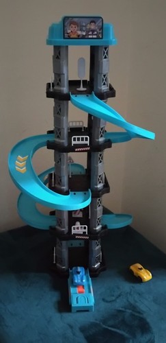 Car race track toy gliding - car,