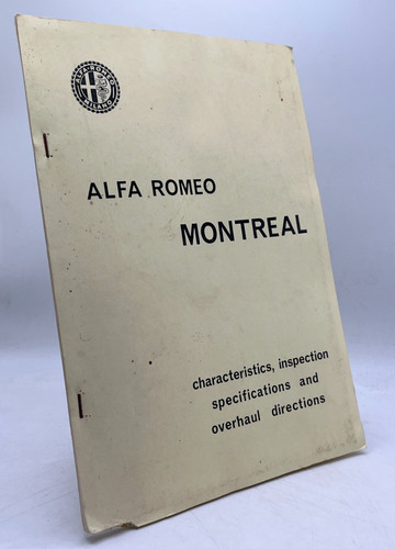 Alfa romeo montreal workshop - romeo,