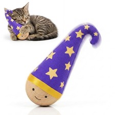 Wooden Kitten Wobble Toy with