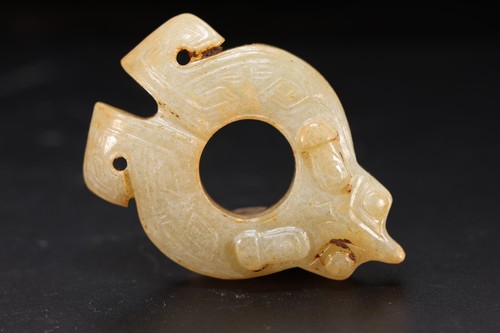 Jade carved beast - jade,