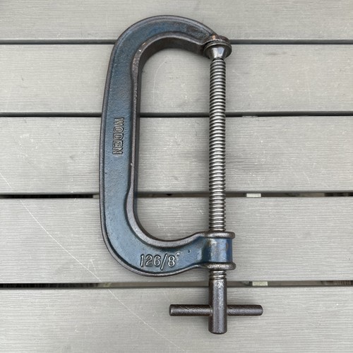Vintage woden clamp - -,