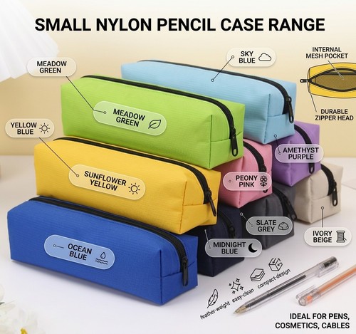 Solid color pencil case large - color,