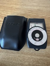 SEKONIC L-158 AUTO-LUMI Exposure Light Meter in Case - Mint Condition - Working