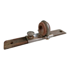 Vintage Pirtoid Faux Wood T Track piece with Car Ring Fairlead For Sailing Boat