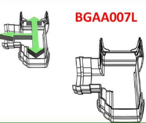 Bgaa007 165mm inline - -, +