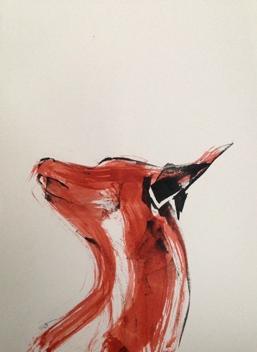 Original signed ink sketch - ink,