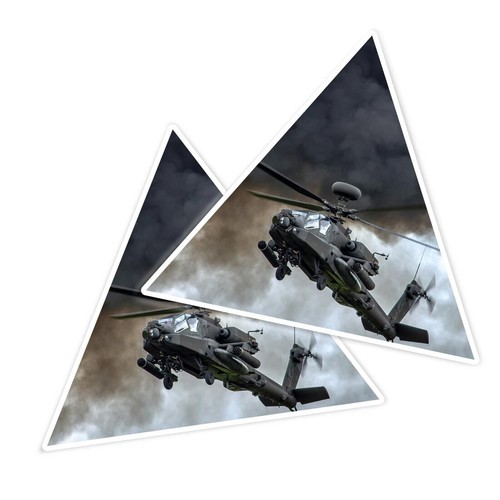 Triangle shape vinyl - 2x,