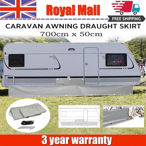 Caravan awning draught - awning,