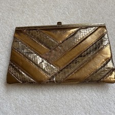 Vintage 1970s Jane Shilton Snakeskin Leather Bag