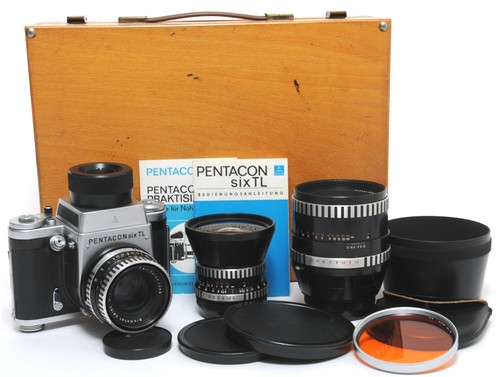 Set pentacon six camera w - six,