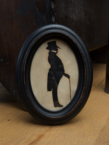 Antique victorian silhouette - antique,