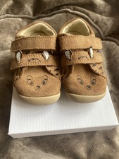 Clarks Suede Disney Bambi Baby Shoes Size 5F 