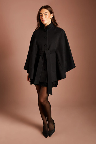 Coast black cape womens - black,
