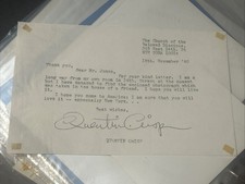 Quentin Crisp Hand Signed